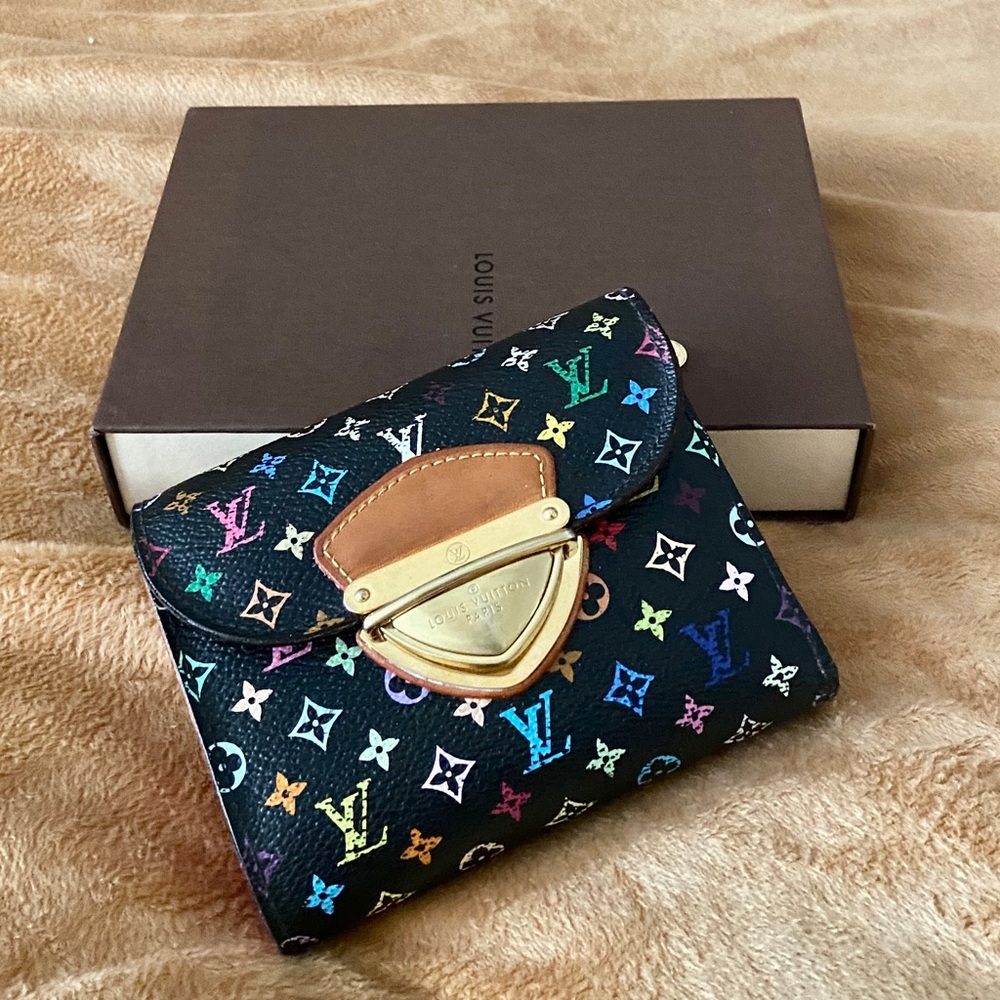 Louis Vuitton Wallet Multi Colored black Koala buckle-no box (Box available to$) - Picture 9 of 11